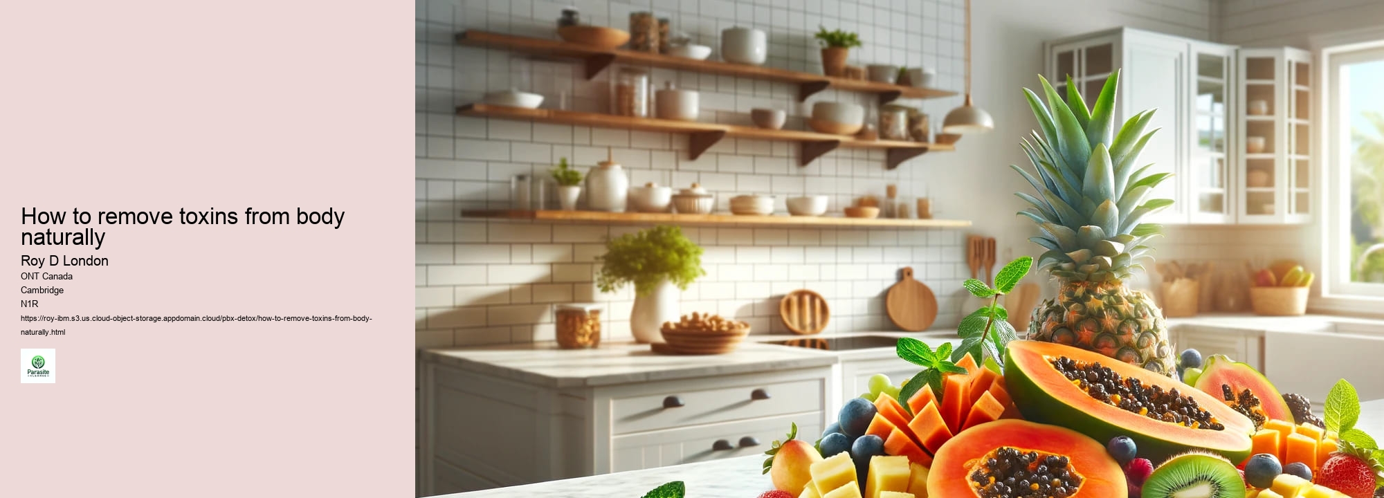 How to remove toxins from body naturally